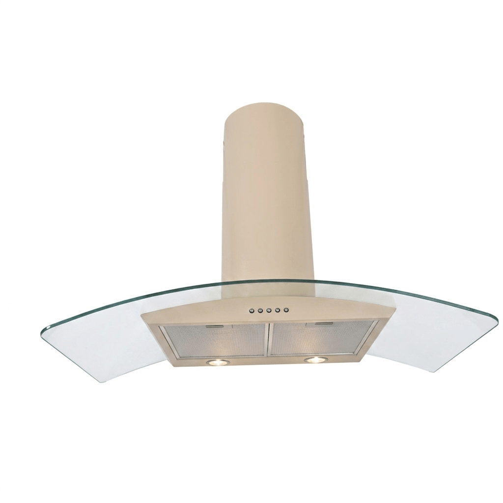 Curved Glass - Wall Hood - Luxair Cooker Hoods Limited