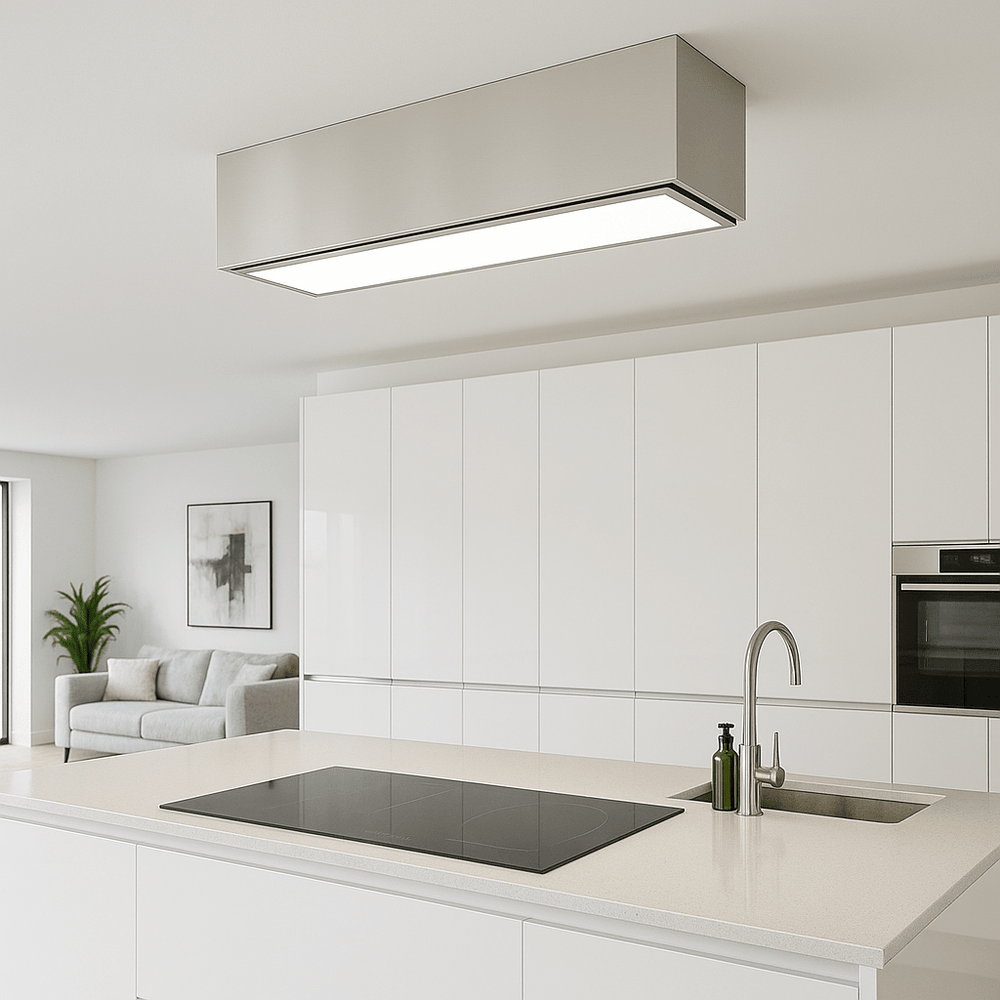 Tolvi - Ceiling Hood With Stainless Steel Box - Luxair Cooker Hoods Limited