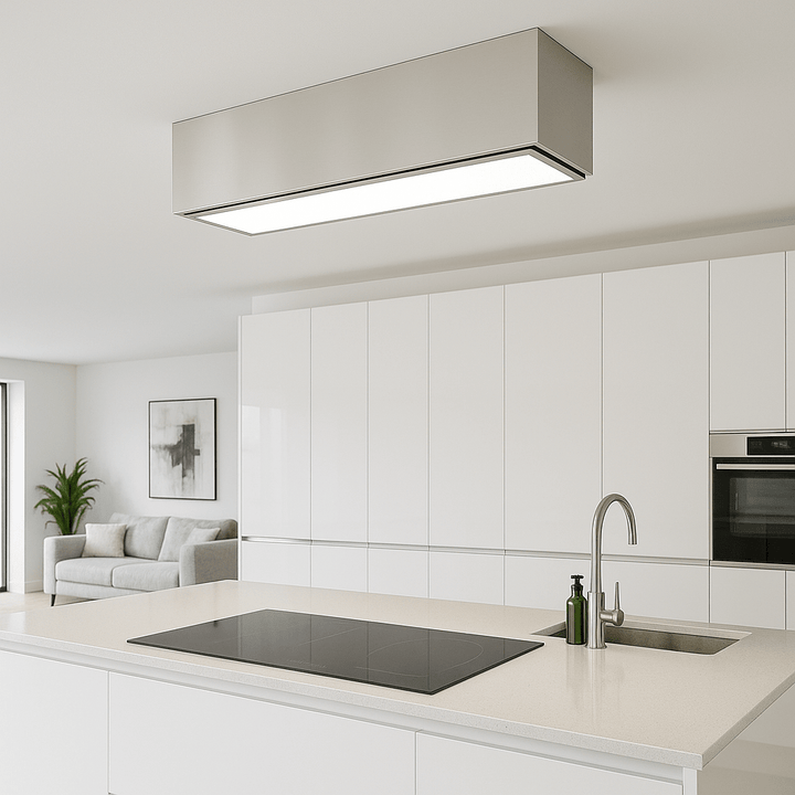 Tolvi - Ceiling Hood With Stainless Steel Box - Luxair Cooker Hoods Limited