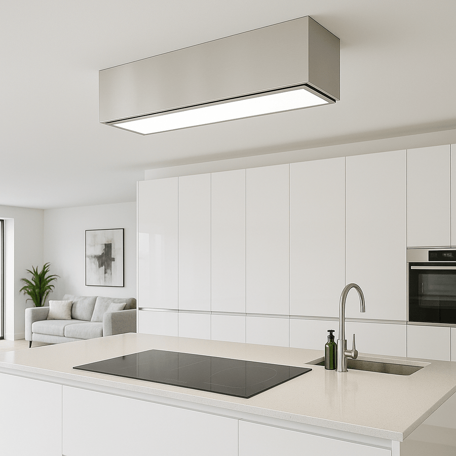 Tolvi - Ceiling Hood With Stainless Steel Box - Luxair Cooker Hoods Limited