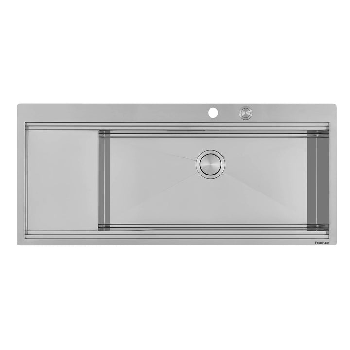 120cm Milanello Workstation Sinks - Top Mounted Or Flush Mounted -  Left Or Right Bowl Options