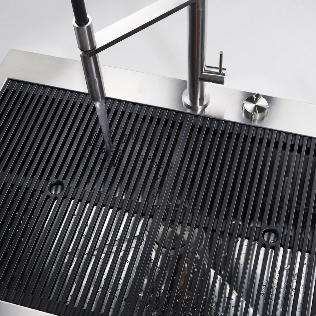 120cm Milanello Workstation Sinks - Top Mounted Or Flush Mounted -  Left Or Right Bowl Options