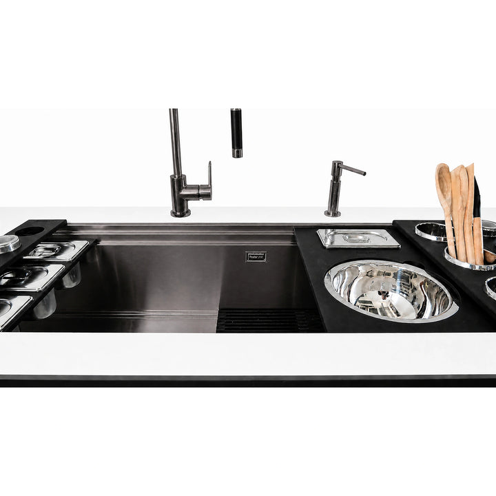 120cm - 150cm Happy Hour Chef Station Sinks - Luxair Cooker Hoods Limited