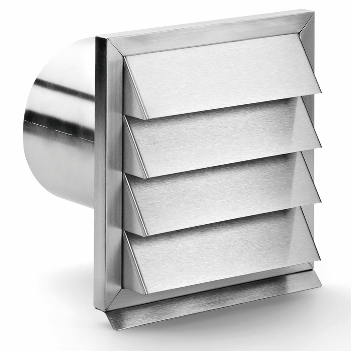 Stainless Steel Outside Wall Grilles Round - Luxair Cooker Hoods Limited