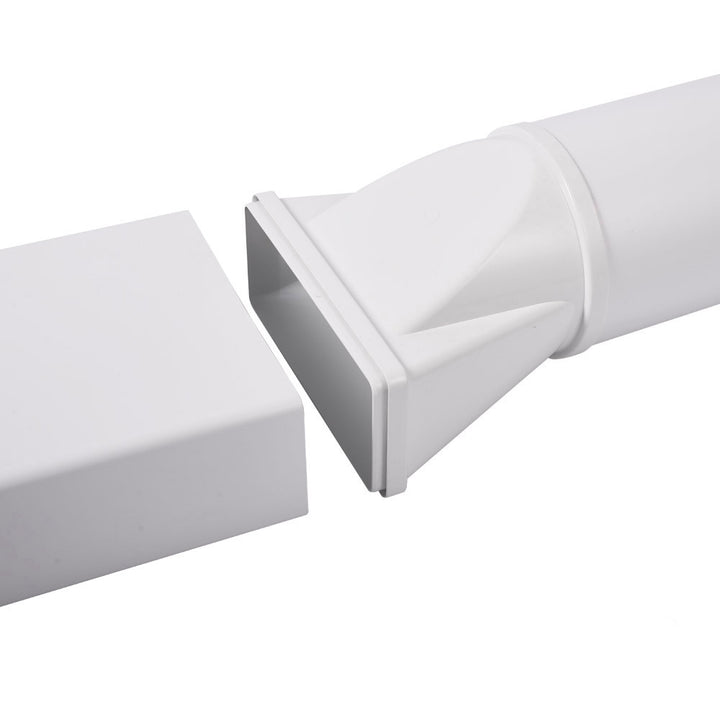 150mm x 70mm (5") Flat Ducting Pipe 1 Metre - Luxair Cooker Hoods Limited