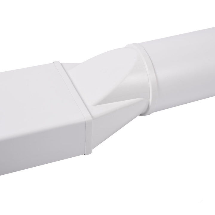 220×90mm Flat Ducting Pipe 200mm Short Section - Luxair Cooker Hoods Limited