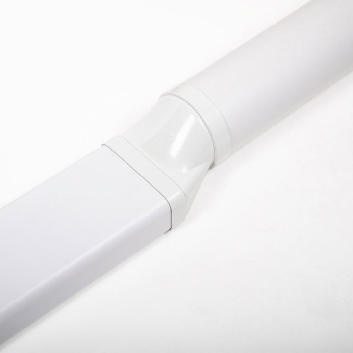 125mm (5") Round To 150mm x 70mm Flat Horizontal Connector - Luxair Cooker Hoods Limited