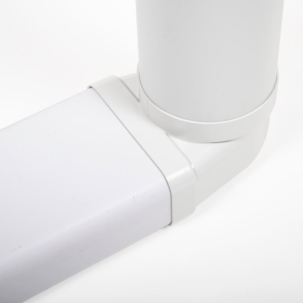 220mm x 90mm (6") Flat Ducting Pipe 1 Metre - Luxair Cooker Hoods Limited