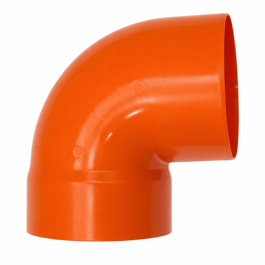 200mm (8") 90° Round Ducting Elbow - Luxair Cooker Hoods Limited