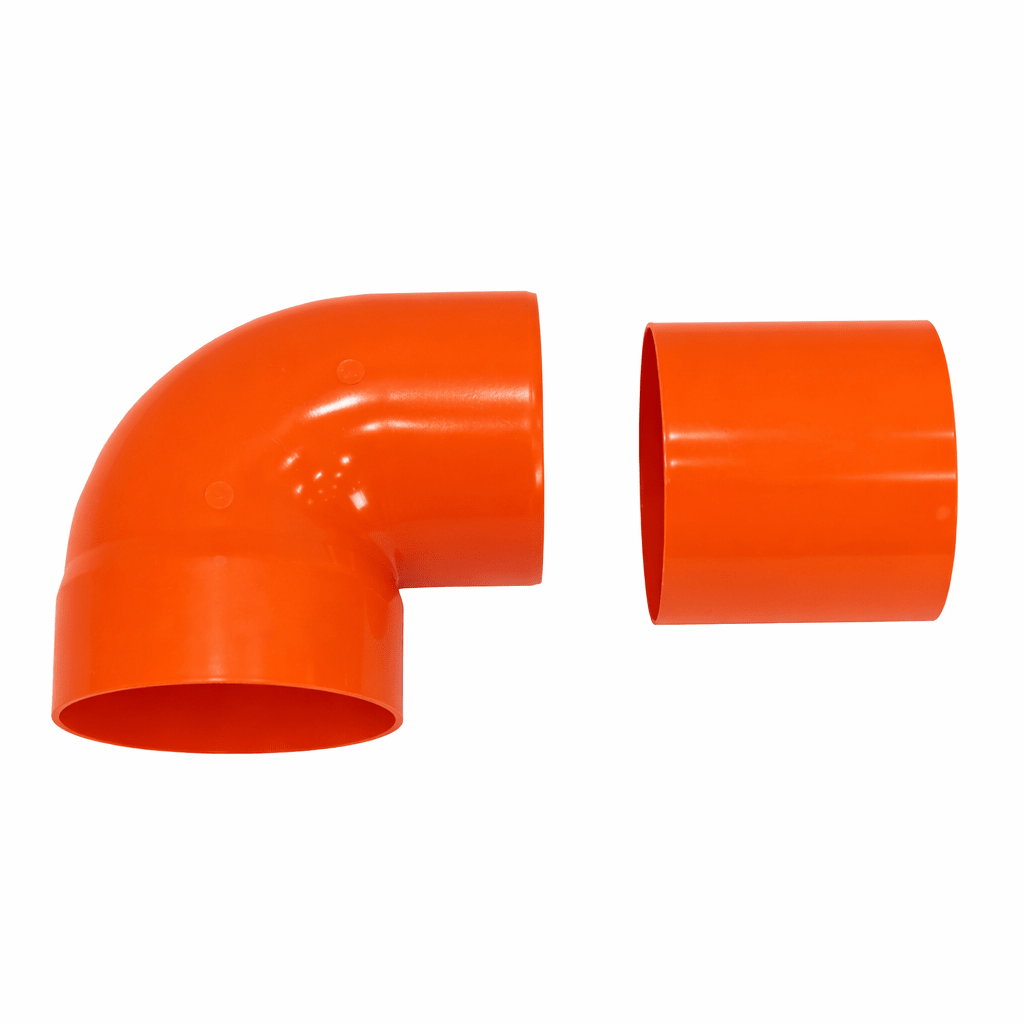 200mm (8") 90° Round Ducting Elbow - Luxair Cooker Hoods Limited