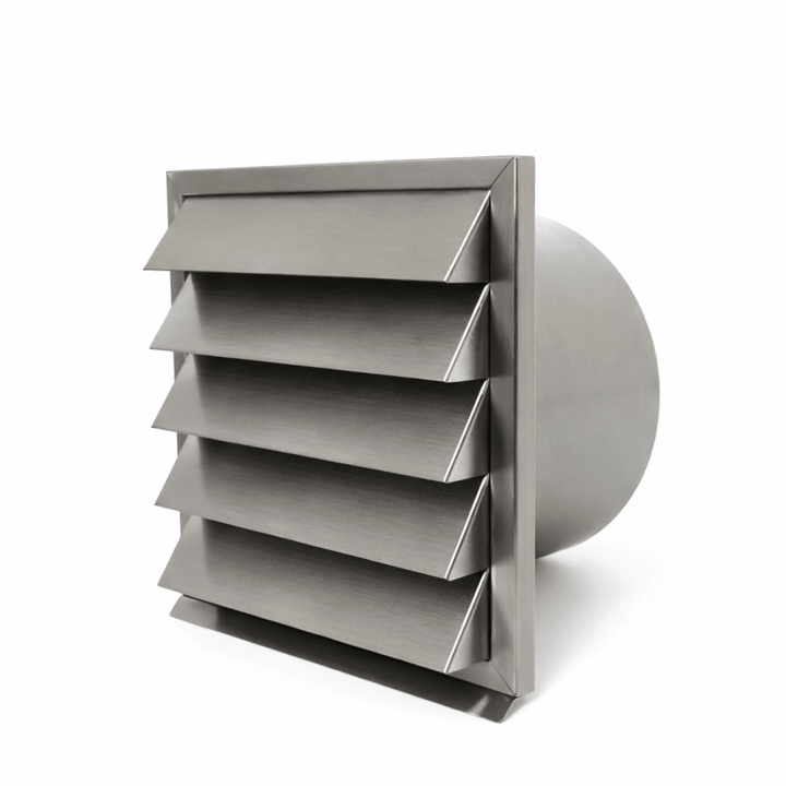 Stainless Steel Outside Wall Grilles Round - Luxair Cooker Hoods Limited