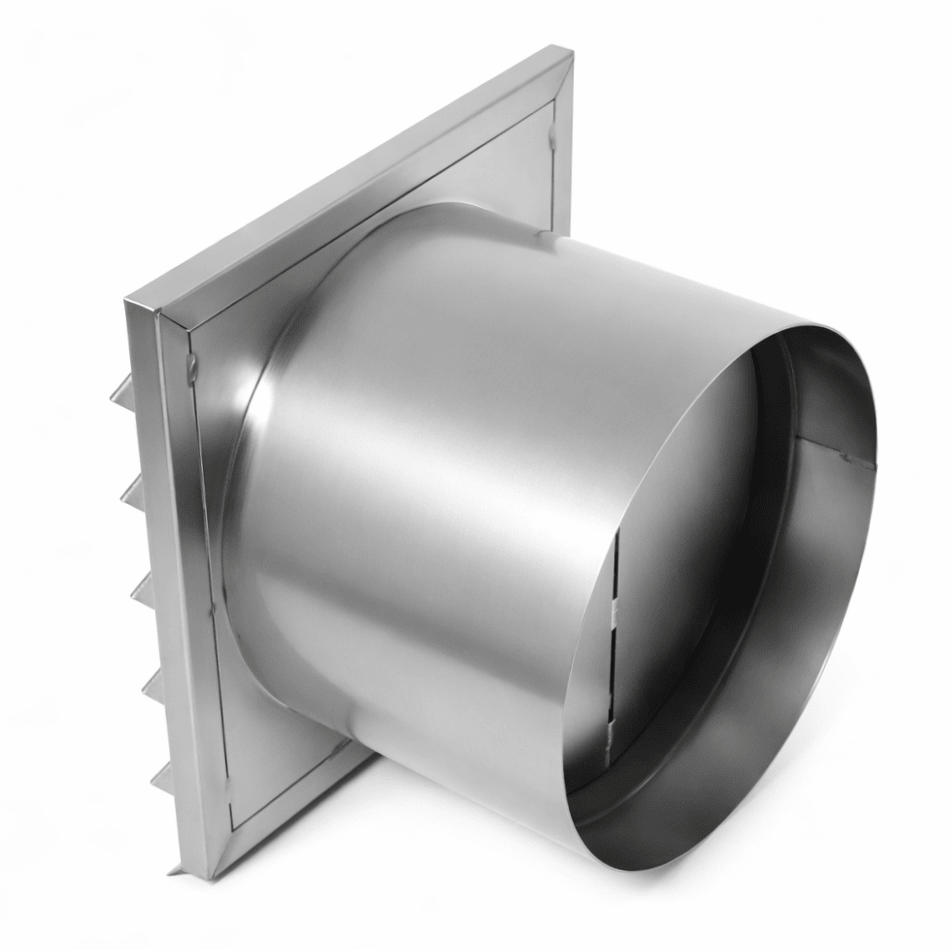 Stainless Steel Outside Wall Grilles Round - Luxair Cooker Hoods Limited