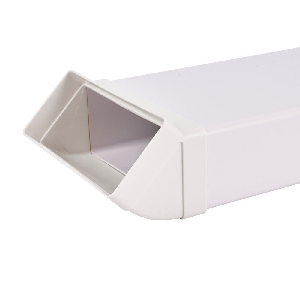 220mm x 90mm (6") Flat Ducting Pipe 1 Metre - Luxair Cooker Hoods Limited