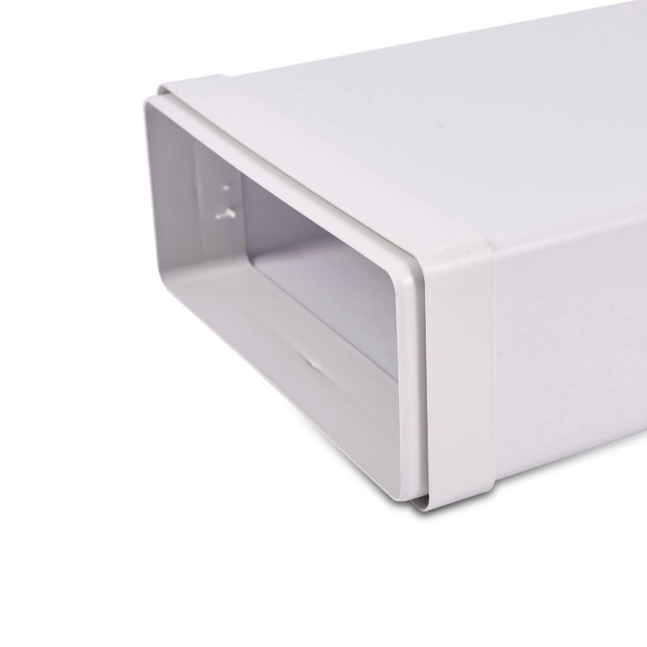 220mm x 90mm (6") Flat Pipe Connector - Luxair Cooker Hoods Limited