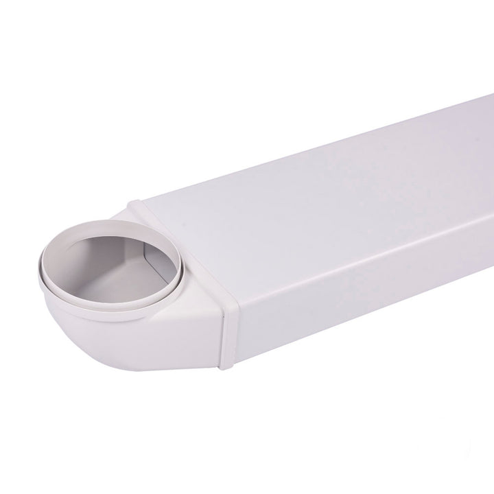 220mm x 90mm (6") Flat Ducting Pipe 1 Metre - Luxair Cooker Hoods Limited