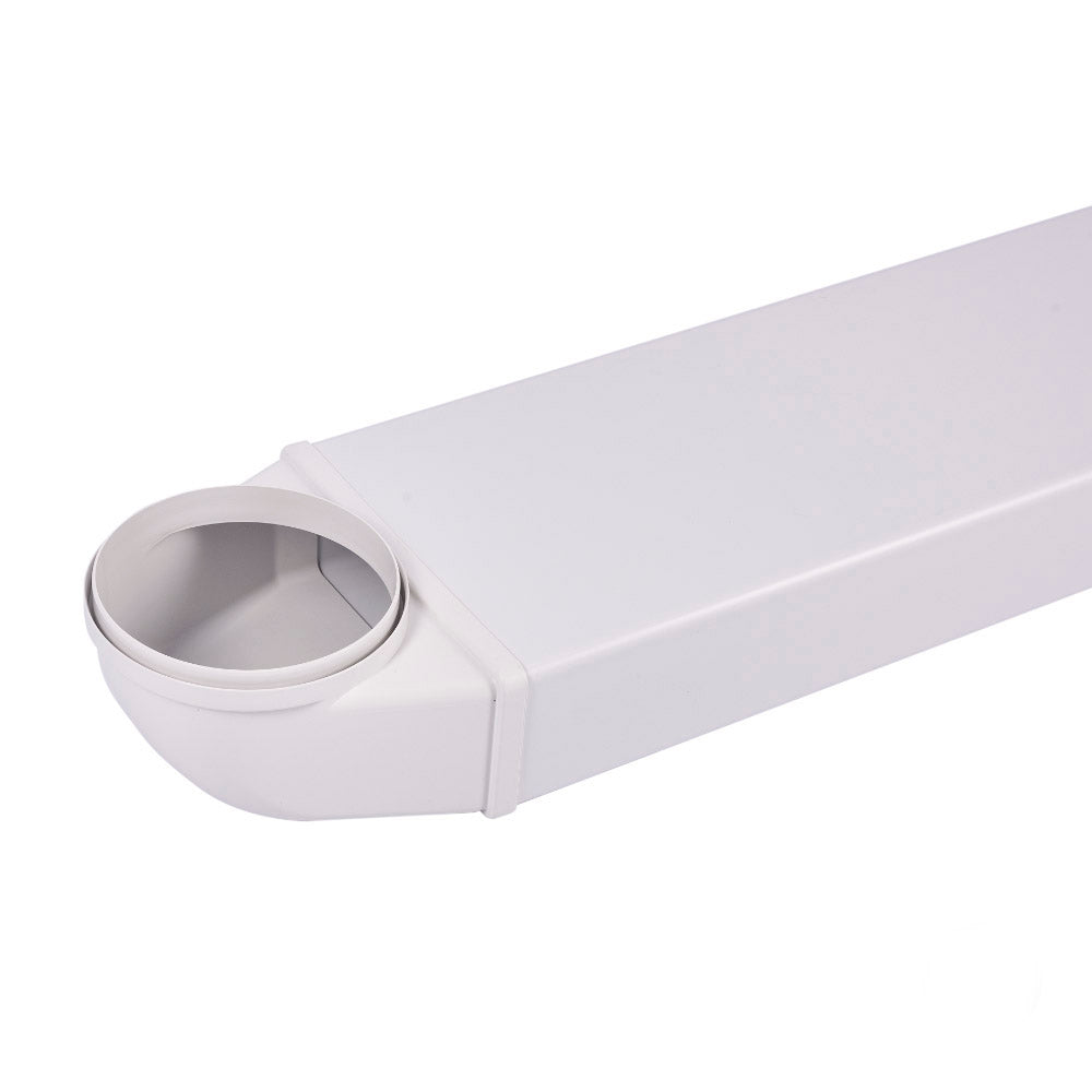 220mm x 90mm (6") Flat Ducting Pipe 1 Metre - Luxair Cooker Hoods Limited