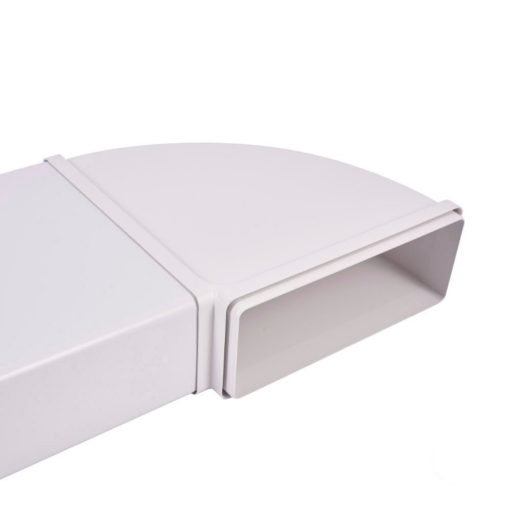 150mm x 70mm (5") 90° Horizontal Ducting Bend Elbow - Luxair Cooker Hoods Limited