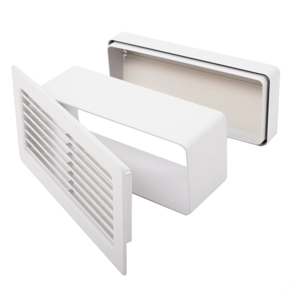 Rectangular UPVC Wall Vent - Luxair Cooker Hoods Limited