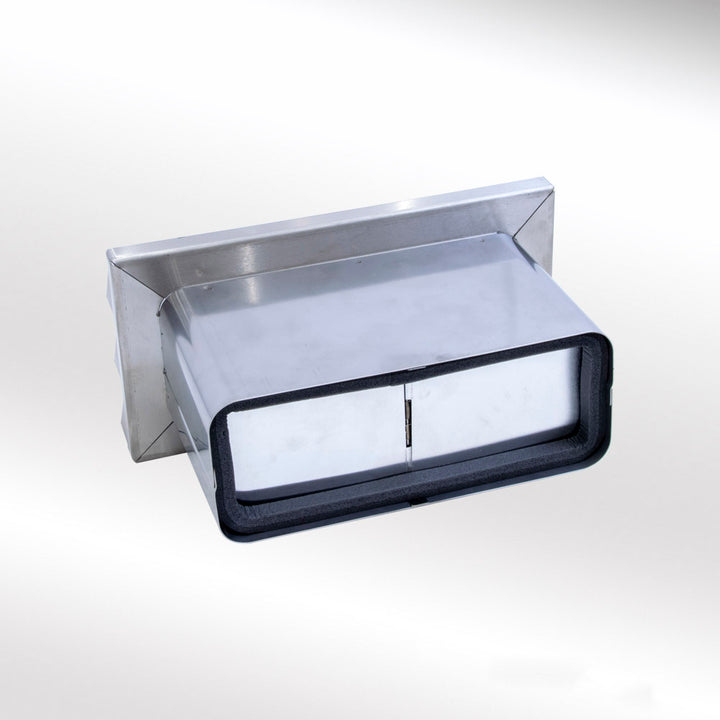 Stainless Steel Vented Outside Wall Grille 220mm x 90mm - Luxair Cooker Hoods Limited