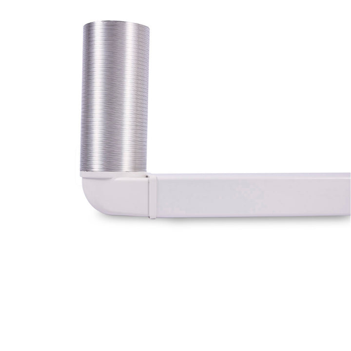 125mm (5") Aluminium Semi Rigid Hose 3 Metres - Ducting Component - Luxair Cooker Hoods Limited