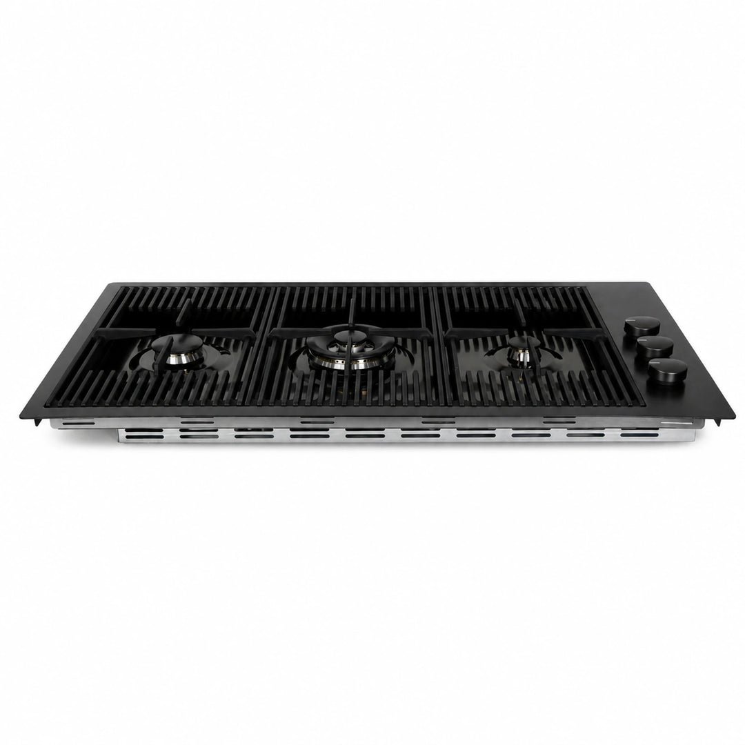 87cm - Milano Lusso 3 -Burner Gas Hobs Gold - Copper - Gun Metal - Stainless