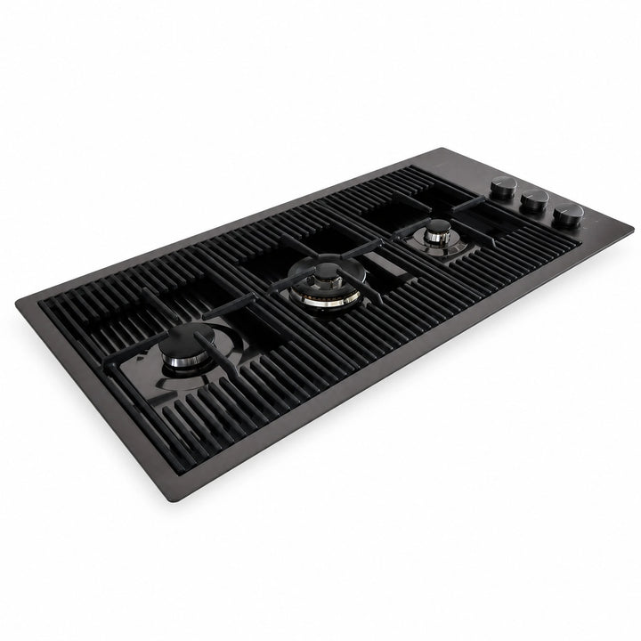87cm - Milano Lusso 3 -Burner Gas Hobs Gold - Copper - Gun Metal - Stainless