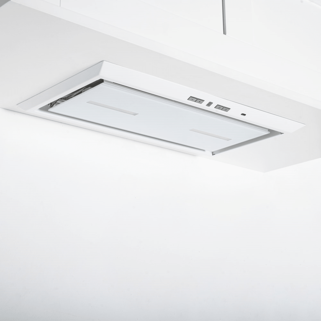 CAN PLUS - Powerful 72cm or 86cm Canopy Hood - White - Luxair Cooker Hoods Limited