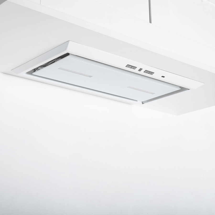 CAN PLUS - Powerful 72cm or 86cm Canopy Hood - White - Luxair Cooker Hoods Limited
