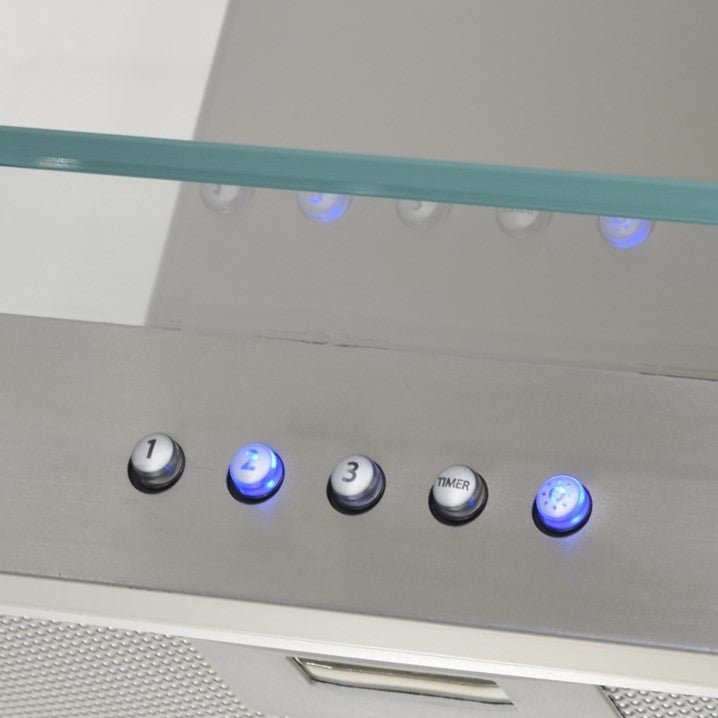 Flat Glass - Island Cooker Hood - Luxair Cooker Hoods Limited