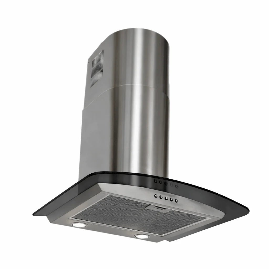 Curved Glass - 60cm to 110cm Wall Mounted Cooker Hoods - Luxair Cooker Hoods Limited
