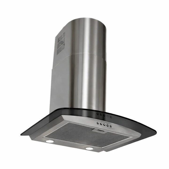 Curved Glass - 60cm to 110cm Wall Mounted Cooker Hoods - Luxair Cooker Hoods Limited