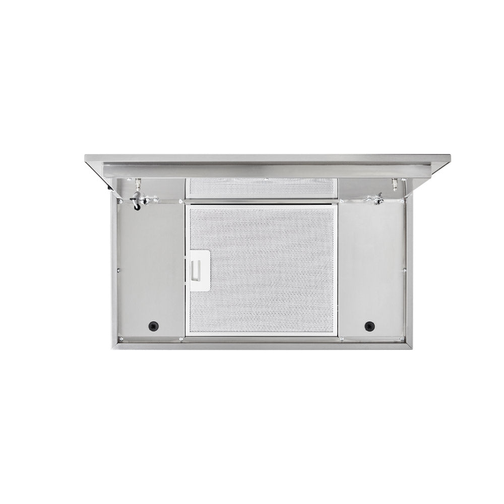 Tolvi - Ceiling Hood With Stainless Steel Box - Luxair Cooker Hoods Limited