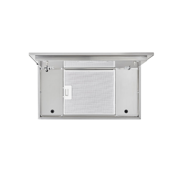 Tolvi - Ceiling Hood With Stainless Steel Box - Luxair Cooker Hoods Limited
