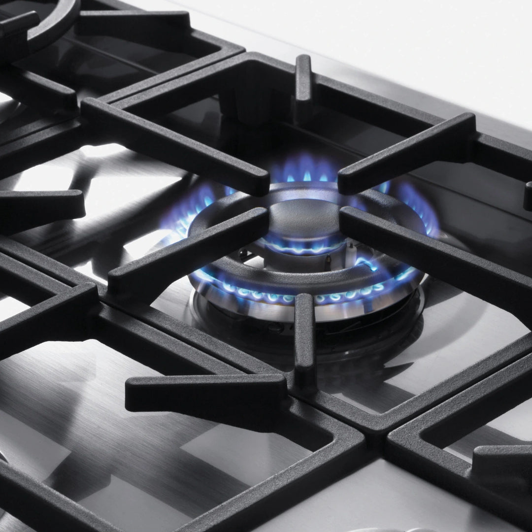 Milano Lusso 115cm 6 Burner Gas Hob - Stainless Steel, Gold, Copper or Gun Metal
