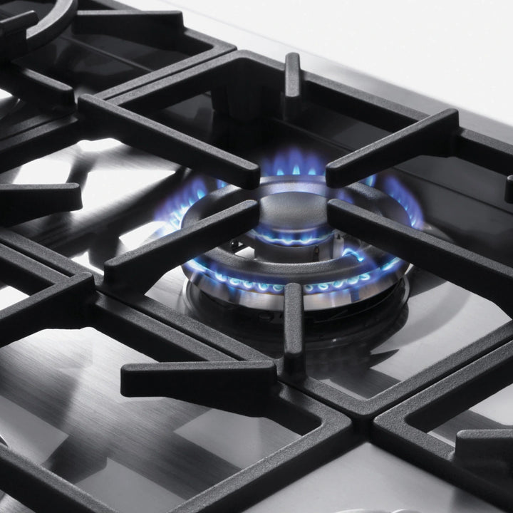 Milano Lusso 115cm 6 Burner Gas Hob - Stainless Steel, Gold, Copper or Gun Metal