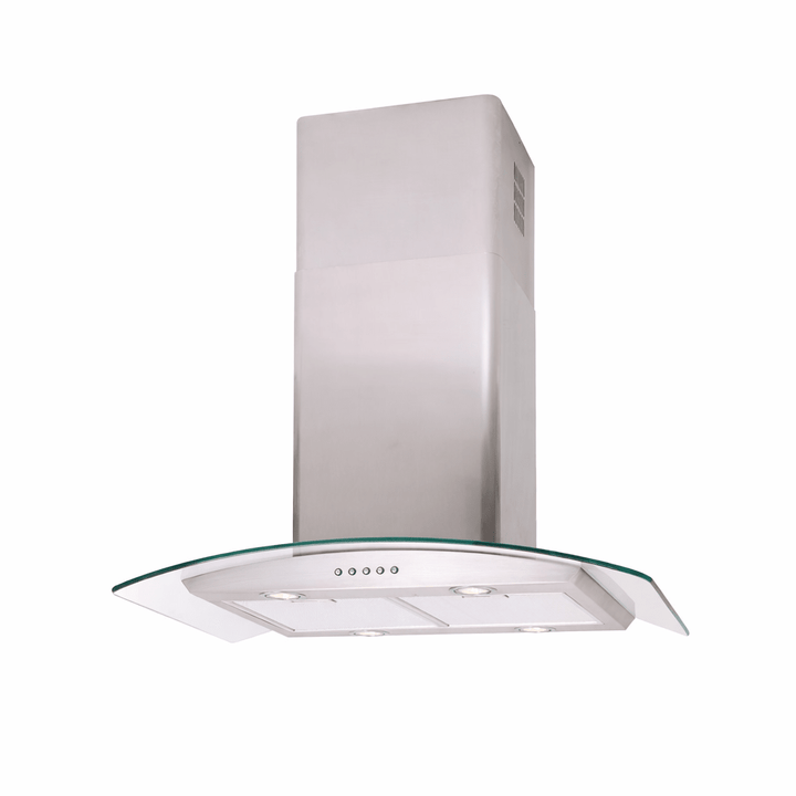 Curved Glass - Island Cooker Hood - Luxair Cooker Hoods Limited