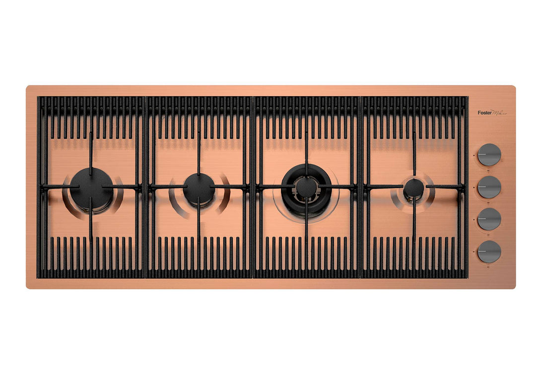 Milanello - Gas Hob - 4 Burner Options 115cm - Luxair Cooker Hoods Limited