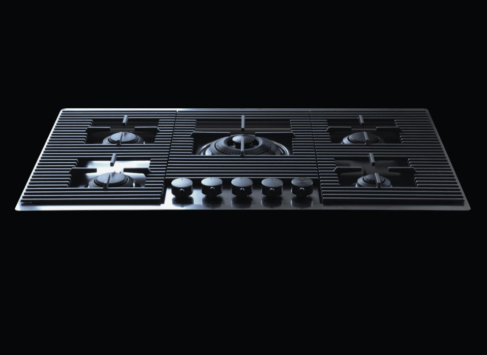 Luxurious Gun Metal PVD gas hob