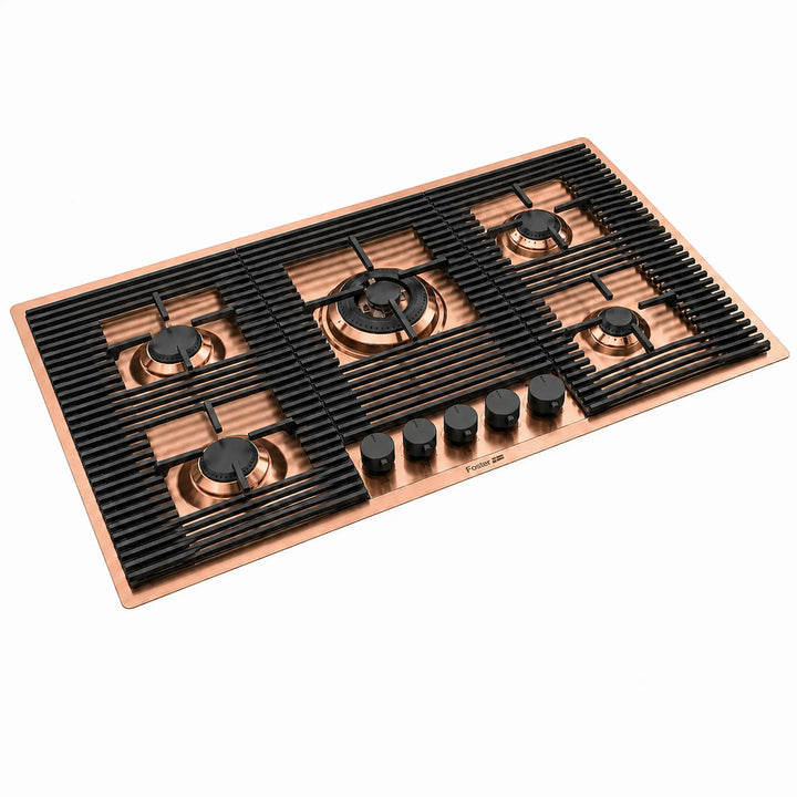 80cm - Milano Lusso 5-Burner Gas Hobs - Luxair Cooker Hoods Limited