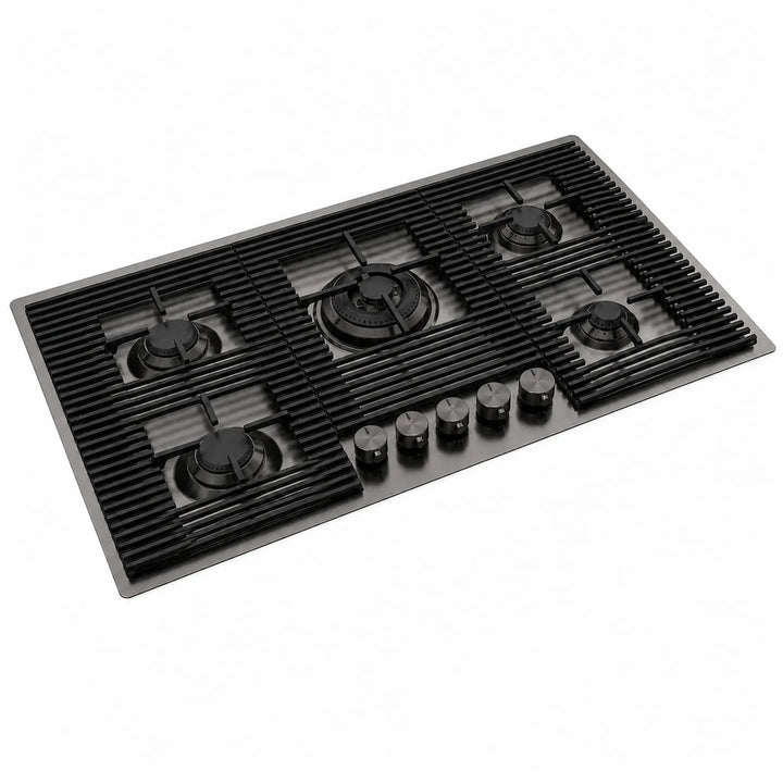 80cm - Milano Lusso 5-Burner Gas Hobs - Luxair Cooker Hoods Limited