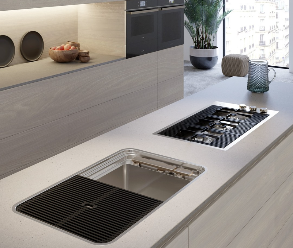 Stainless Steel 3 burner flush mounted Gas Hob