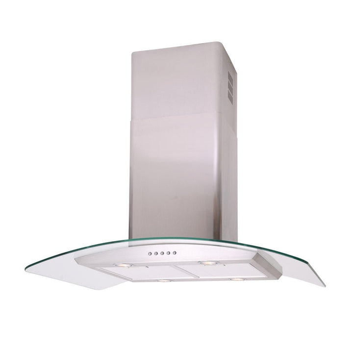 Curved Glass - Island Cooker Hood - Luxair Cooker Hoods Limited