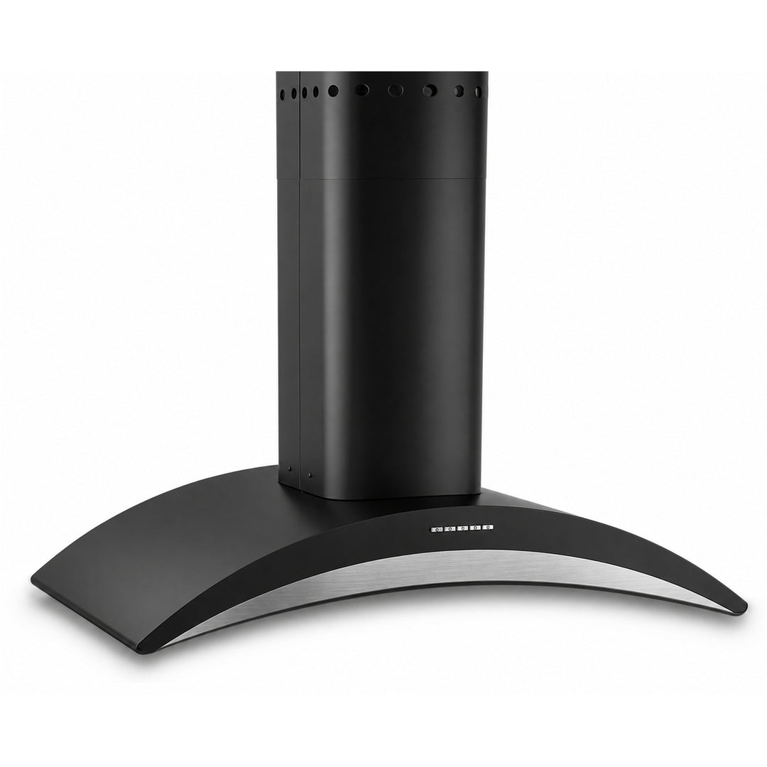 90cm kitchen island cooker hood with stainless steel and powerful motor