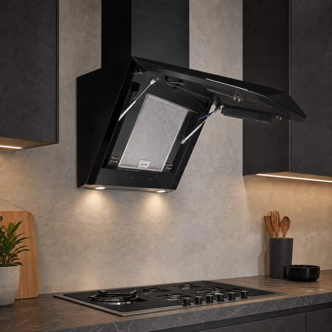 Como - Designer Wall Hoods - Luxair Cooker Hoods Limited
