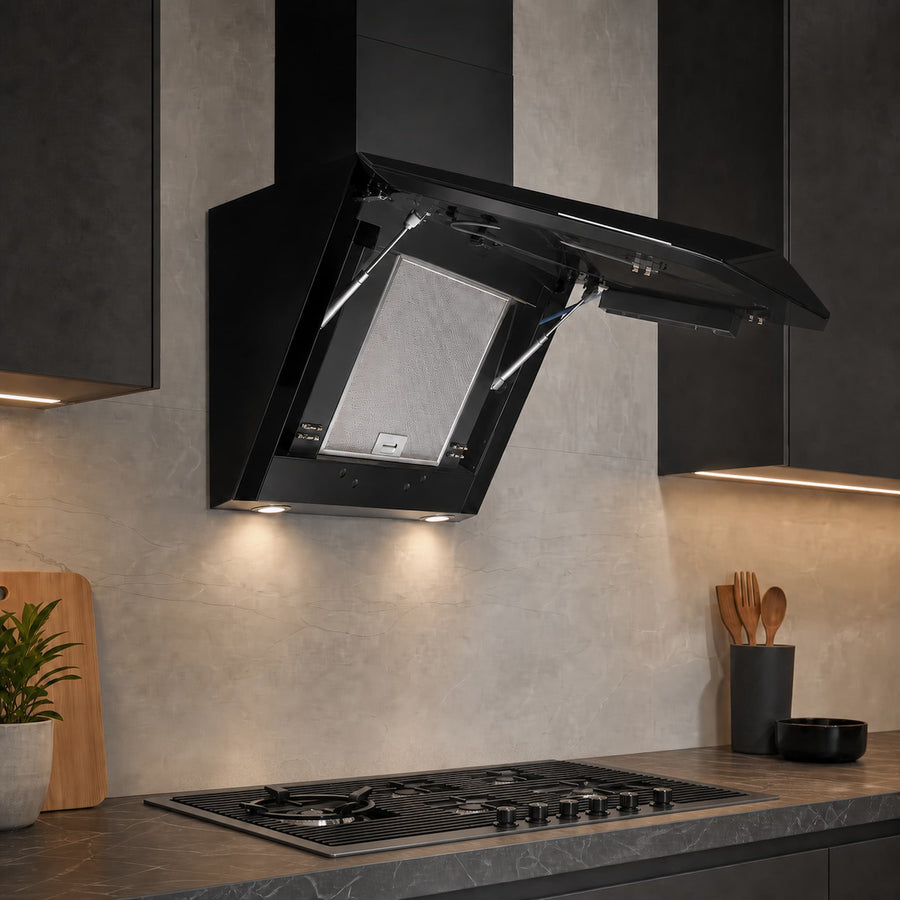 Como - Designer Wall Hoods - Luxair Cooker Hoods Limited