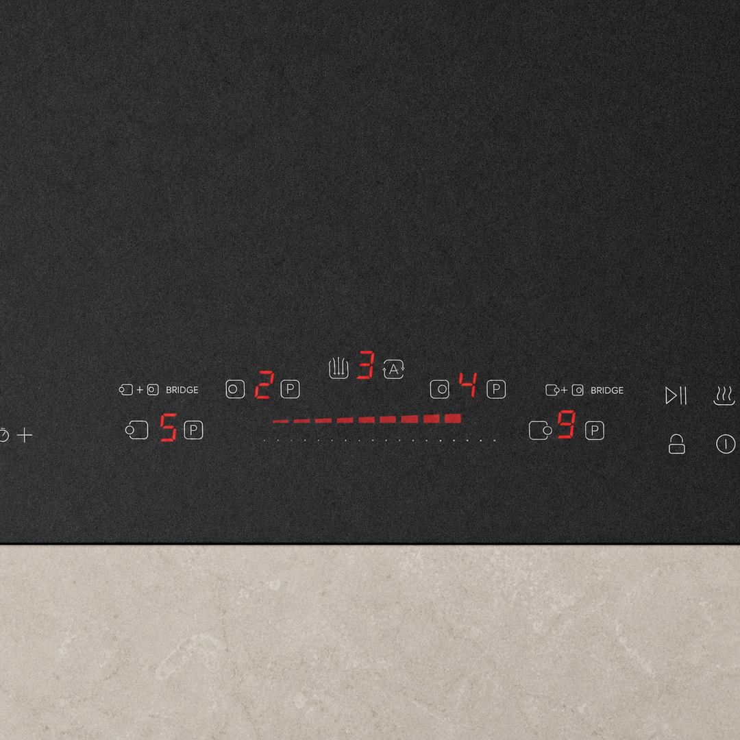 90cm Panoramic Induction Hob Silk Matte Glass