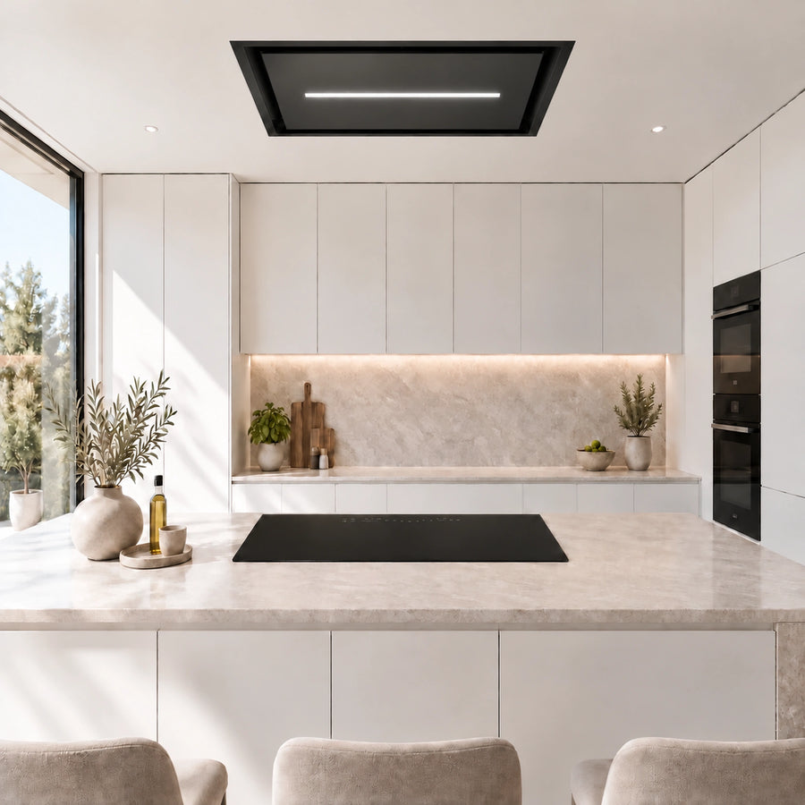 Synergy - 90cm Ceiling Cooker Hood - Luxair Cooker Hoods Limited