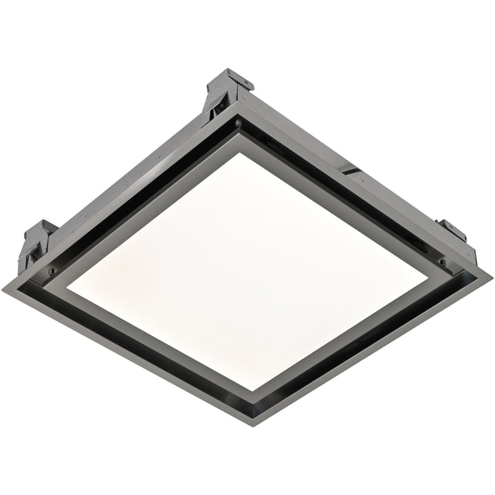 Tolvi - Ceiling Hood With External Motor - White LED Door - 60cm x 60cm