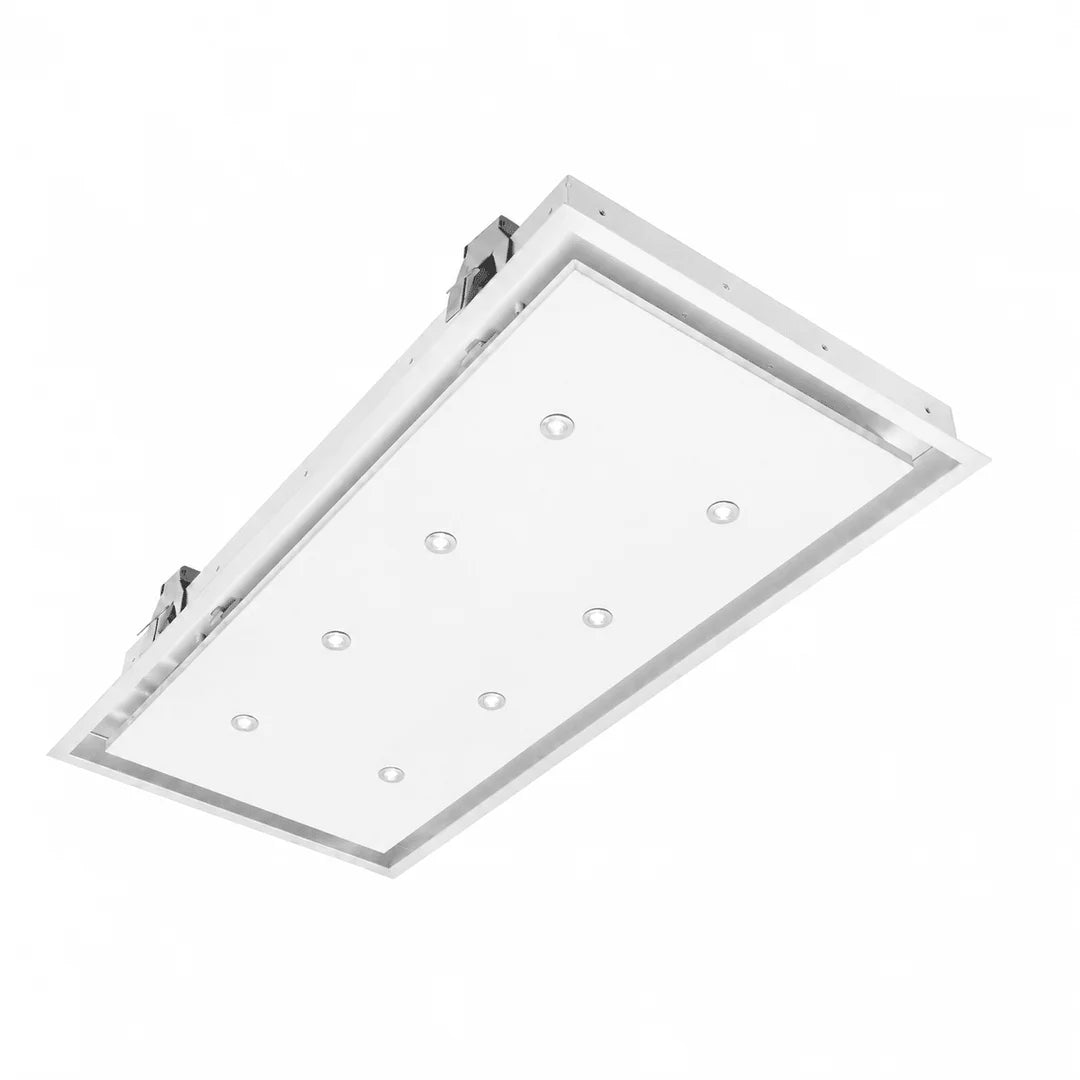 120cm x 50cm ceiling cooker hood white 8 led's