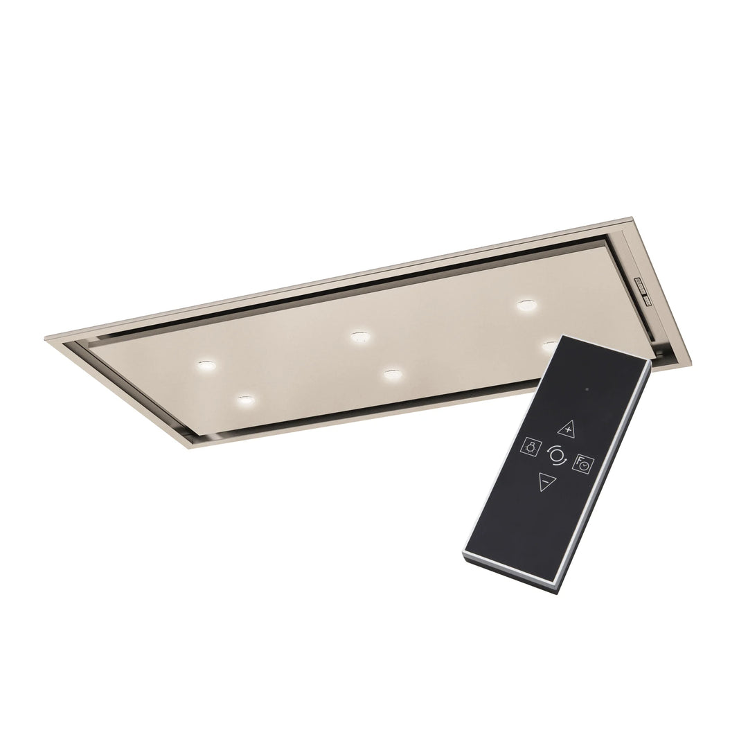 90cm x 50cm - Anzi - Stainless Steel Ceiling Cooker Hood - Graded